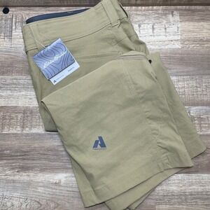 Eddie Bauer First Ascent Guide Pro Men's 38 Tan Hiking Shorts Nylon Stretch New